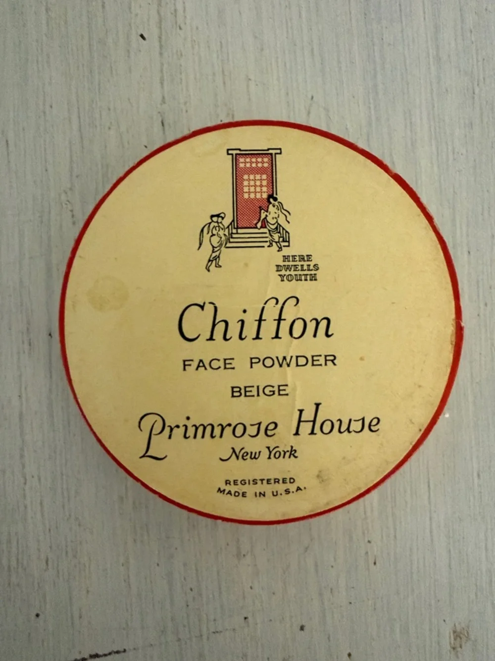 Vintage Primrose House Chiffon Face Powder Beige